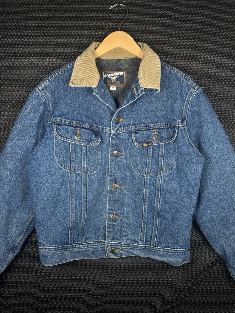 Stormrider Mustang Denim Jacket size 38